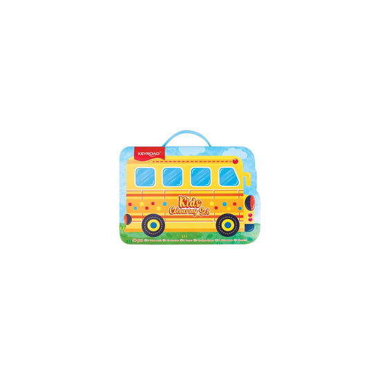 Keyroad Coloring Kit Box 54Pcs School Bus