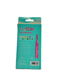 Keyroad Plastic Oil Pastels Multicolor 12 Pcs 3+