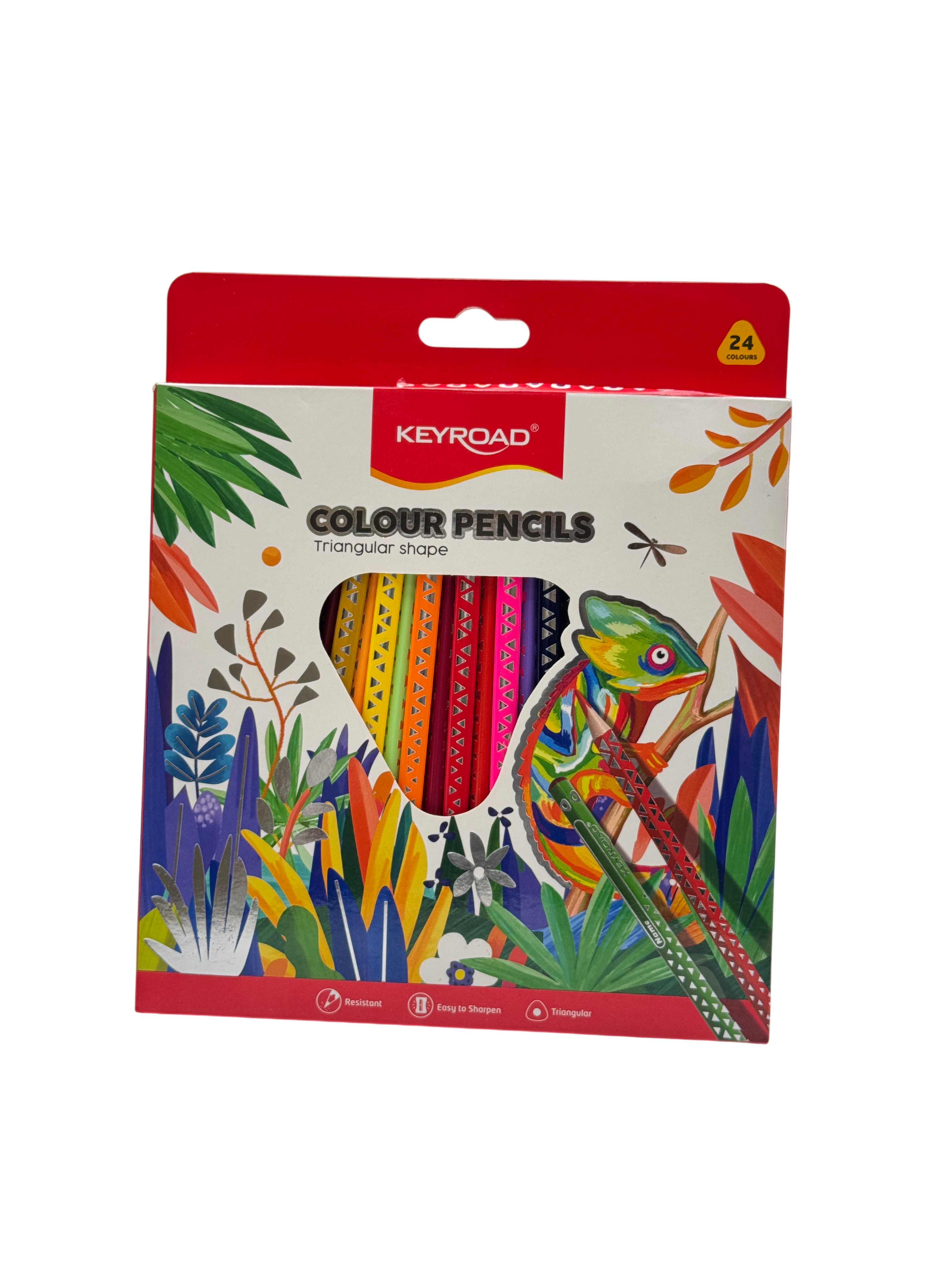 Keyroad Colored Pencil Plastic Multicolor 24 Pcs 3+