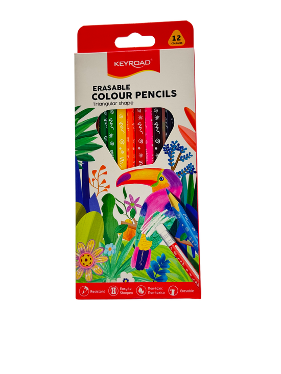 Keyroad Colored Pencil Set Multicolor Plastic 12 Pcs