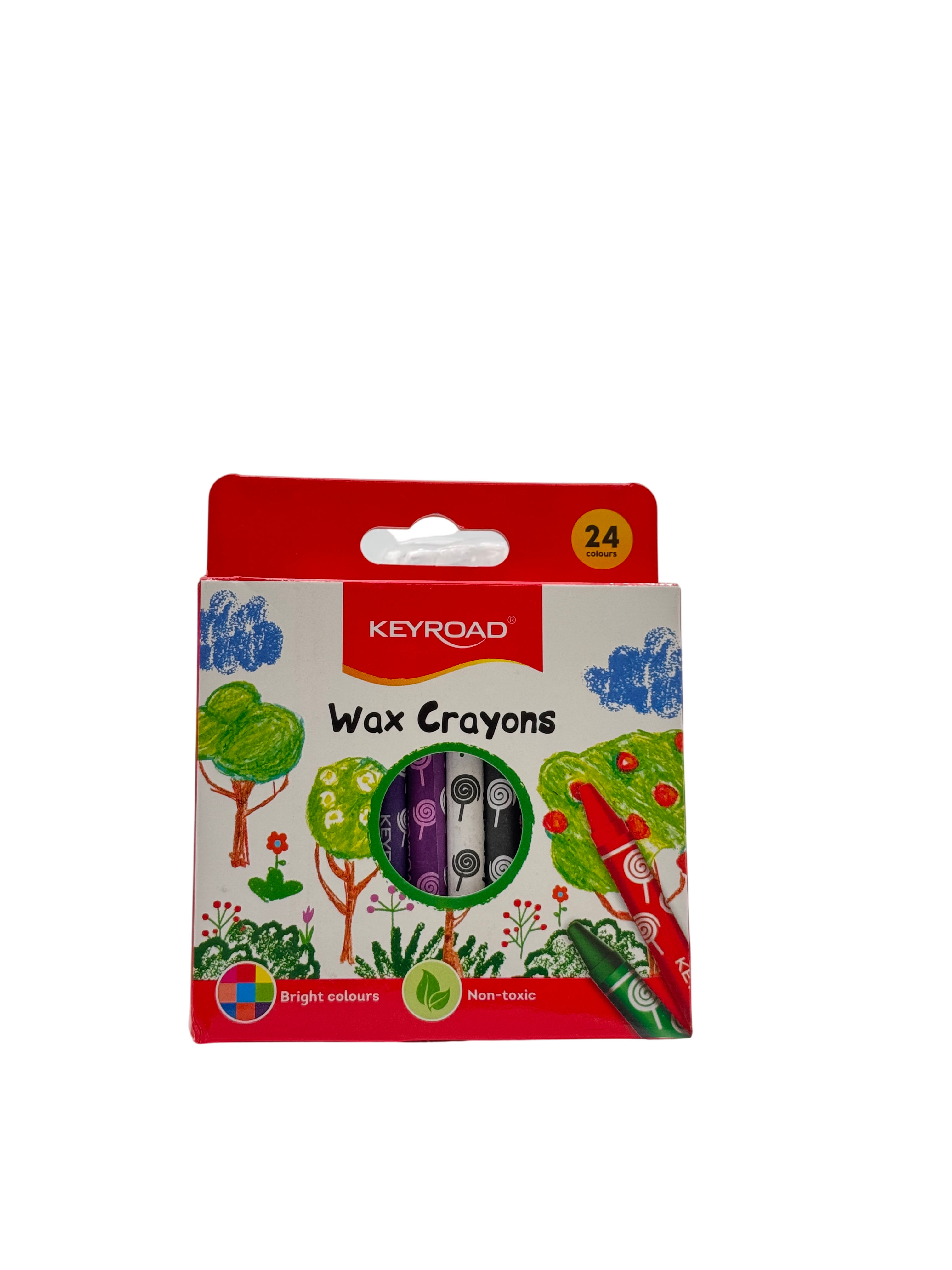 Keyroad Wax Crayons Plastic Multicolor 24 Pcs 3+