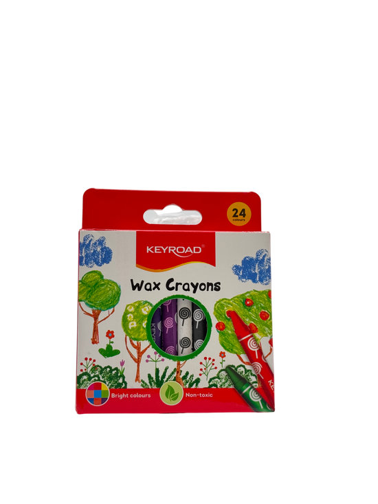 Keyroad Wax Crayons Plastic Multicolor 24 Pcs 3+