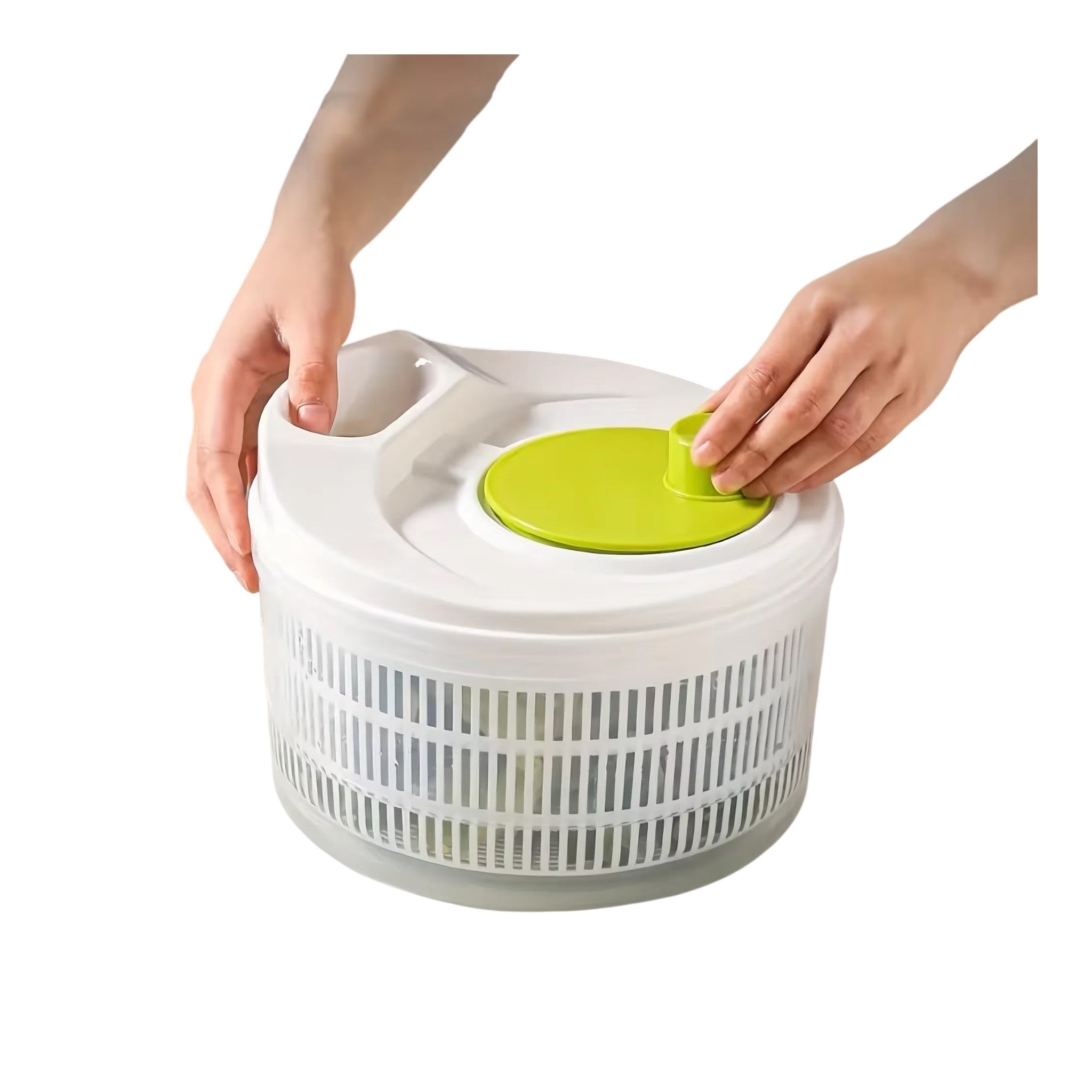 Basic Vegetable Spinner Salad Spinner 15 CM White 1 Pcs