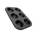 Muffin Pan 100% Carbon Steel Black 26.5 CM