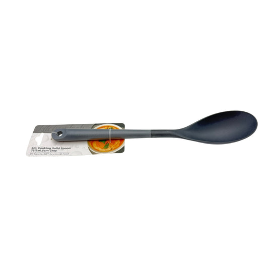 Joy Cooking Solid Spoon 35.8 x 6.5 cm Grey