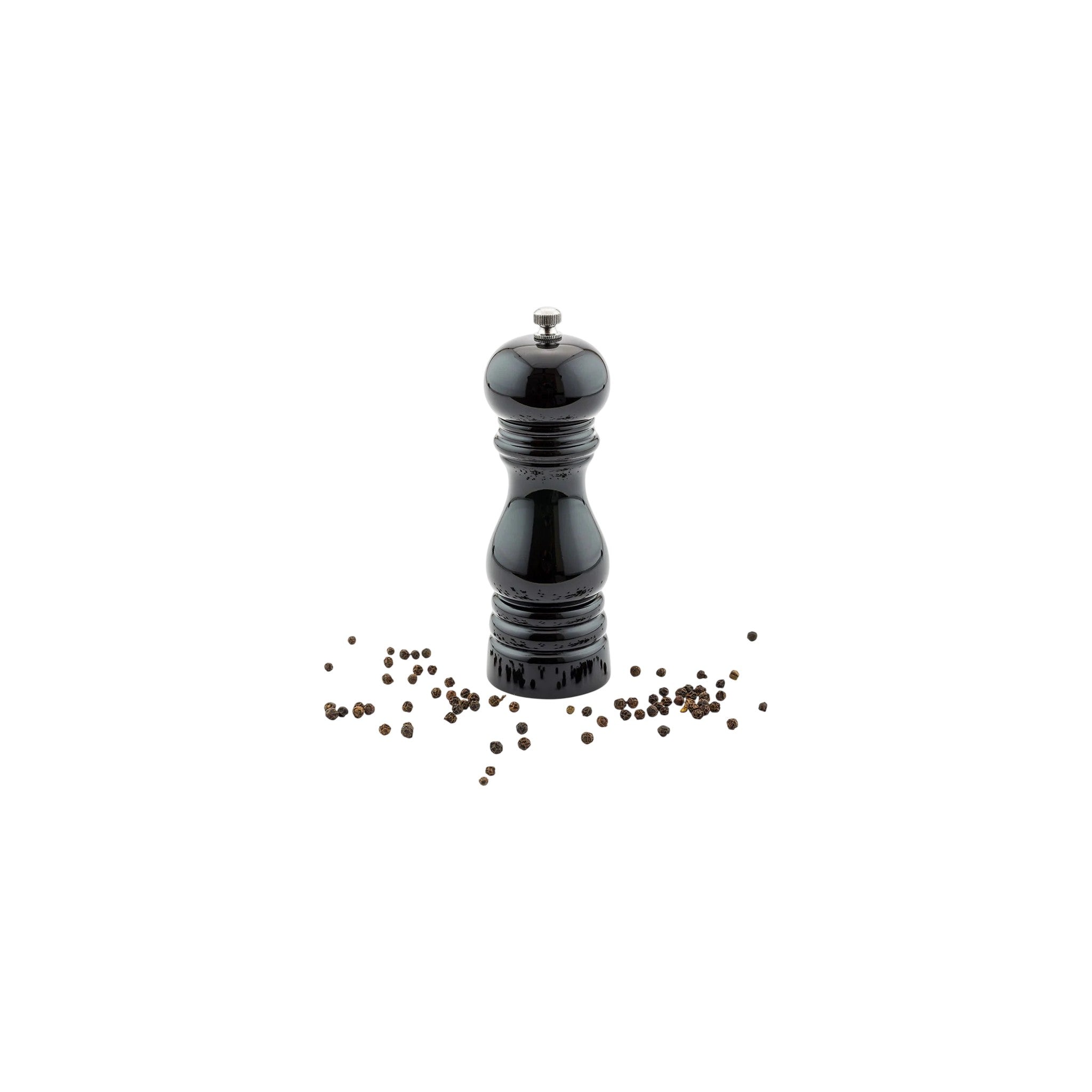 Pepper Grinder 95% Wooden 5% Ceramic Black 15 CM