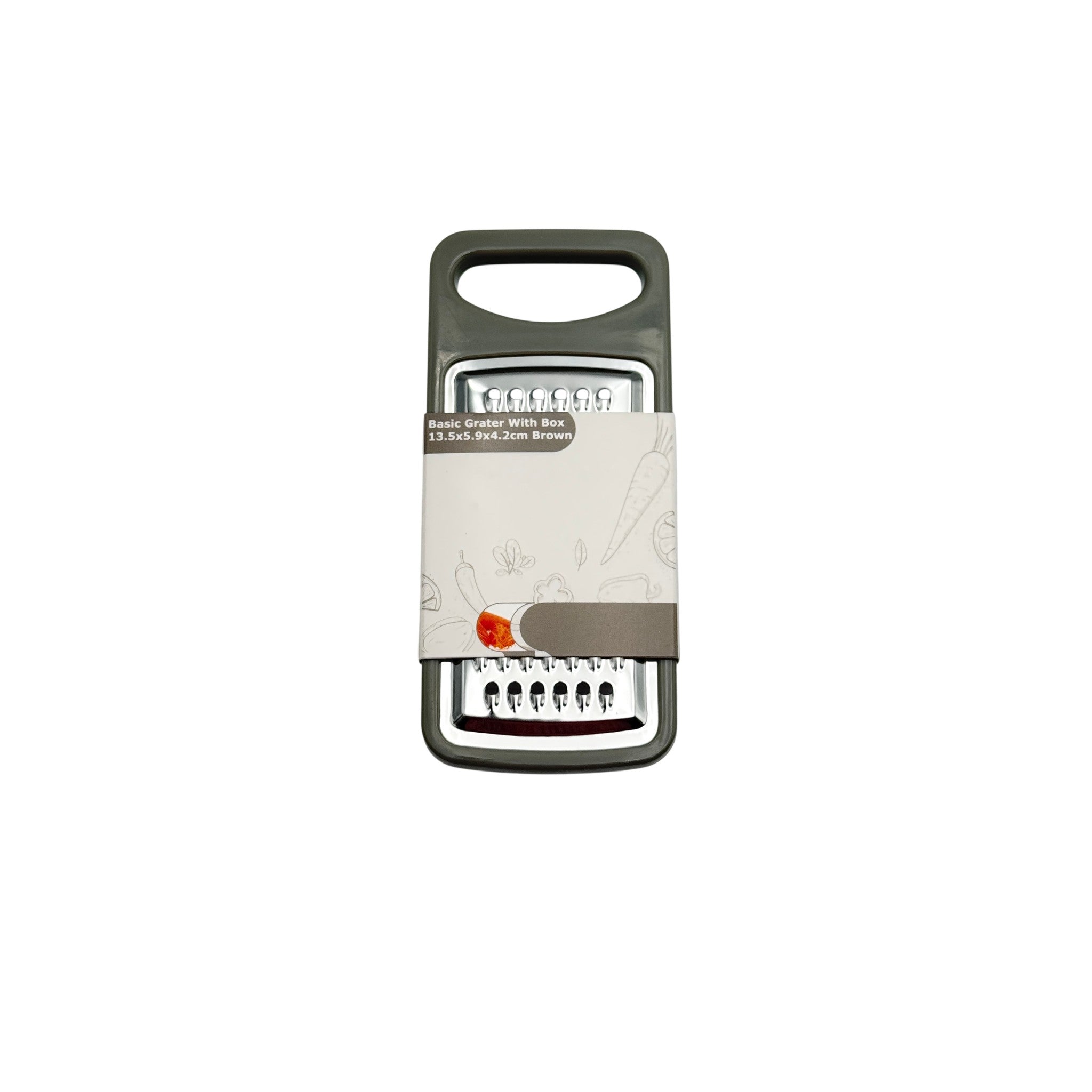 Grater Kitchen Utensil 80% S/S Grey 15 CM 1 Pcs