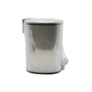 Open Top Steel Waste Bin Grey 3000 ML 1 Pcs