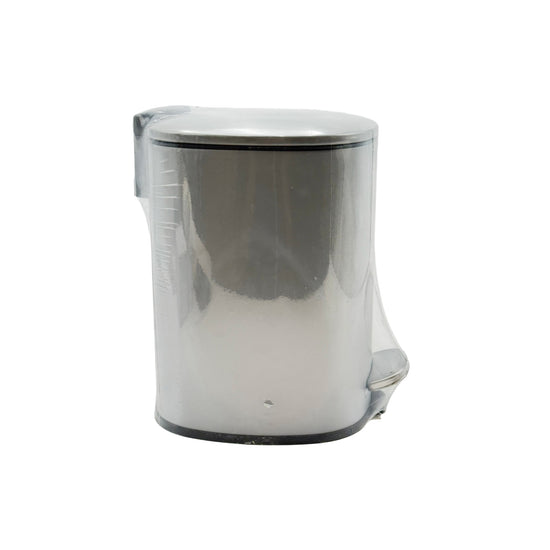 Everyday Steel Waste Bin with Open Top 3L - grey