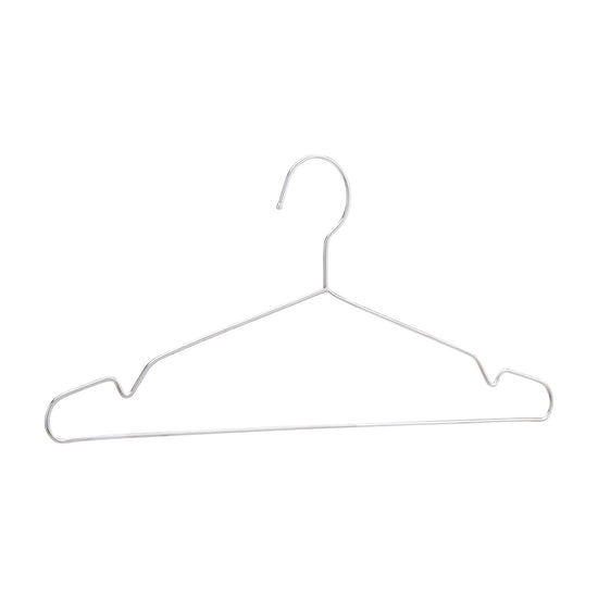 Everyday Set of 5 Plastic Cloth Hangers-Grey