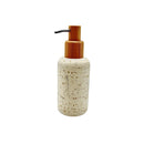 Spar Soap Dispenser Beige 95% Polyresin 5% Bamboo Pump