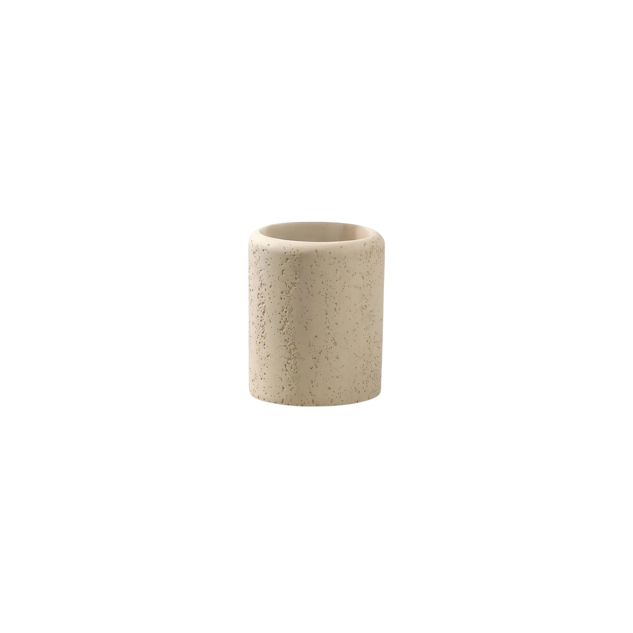 Spar Tumbler Bathroom Accessory Beige 100% Polyresin 3.5 CM