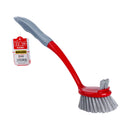 Liao Plastic Dish Brush Scrubber 8 x 5 x 31 cm