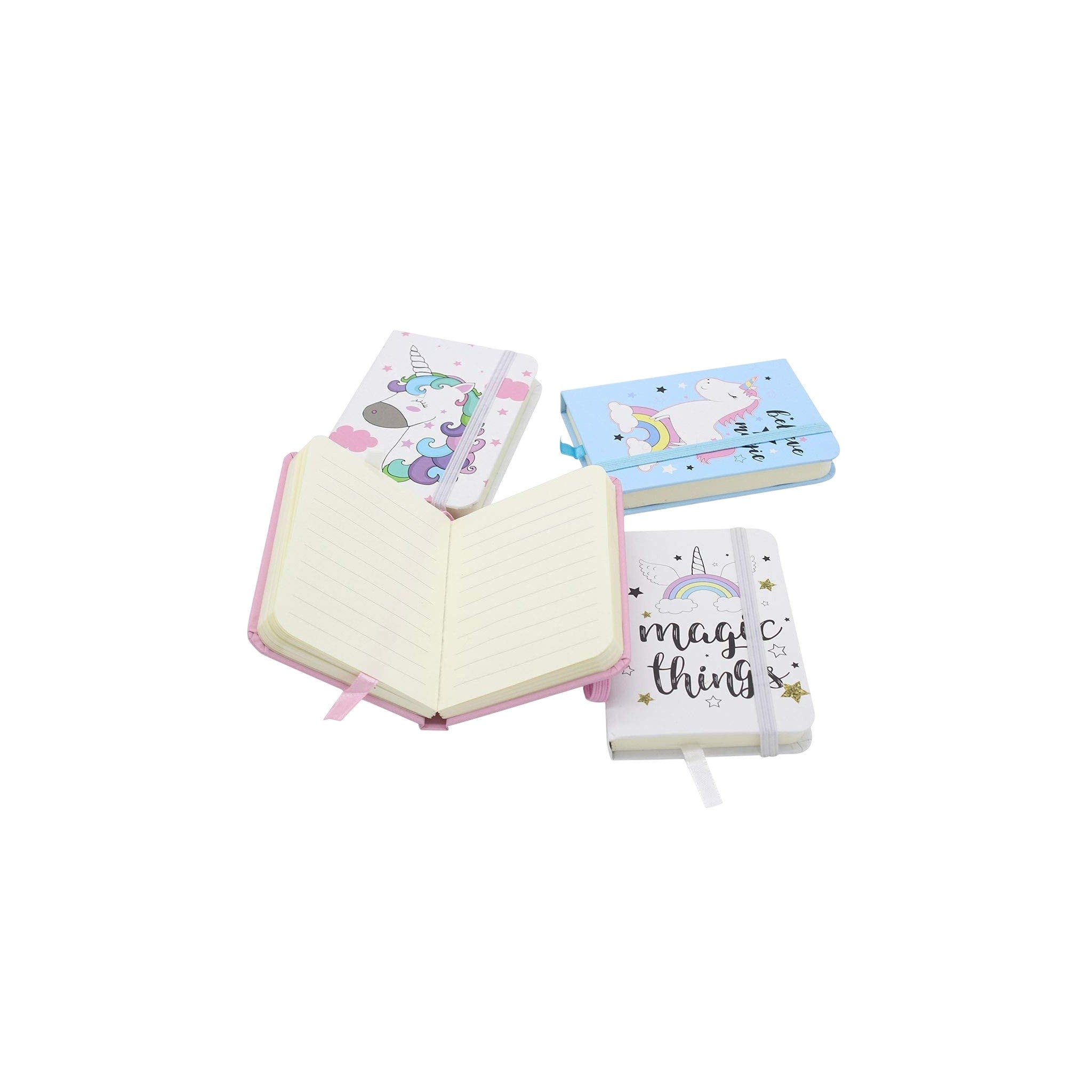 A7 Notebook With Elastic Band Paper Multicolor 7.5x10.5 CM 3