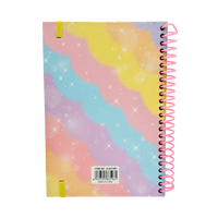 A5 Plastic Coil Notebook Paper White 14.8x21 CM 3+