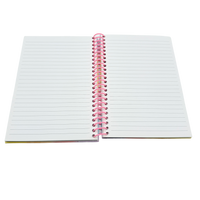 A5 Plastic Coil Notebook Paper White 14.8x21 CM 3+