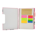 A5 Notebook Paper Pink 14.8x21x1 CM 3+