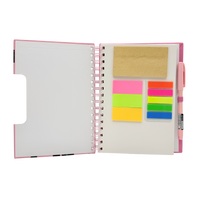 A5 Notebook Paper Pink 14.8x21x1 CM 3+