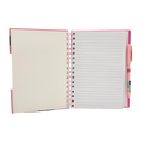 A5 Notebook Paper Pink 14.8x21x1 CM 3+