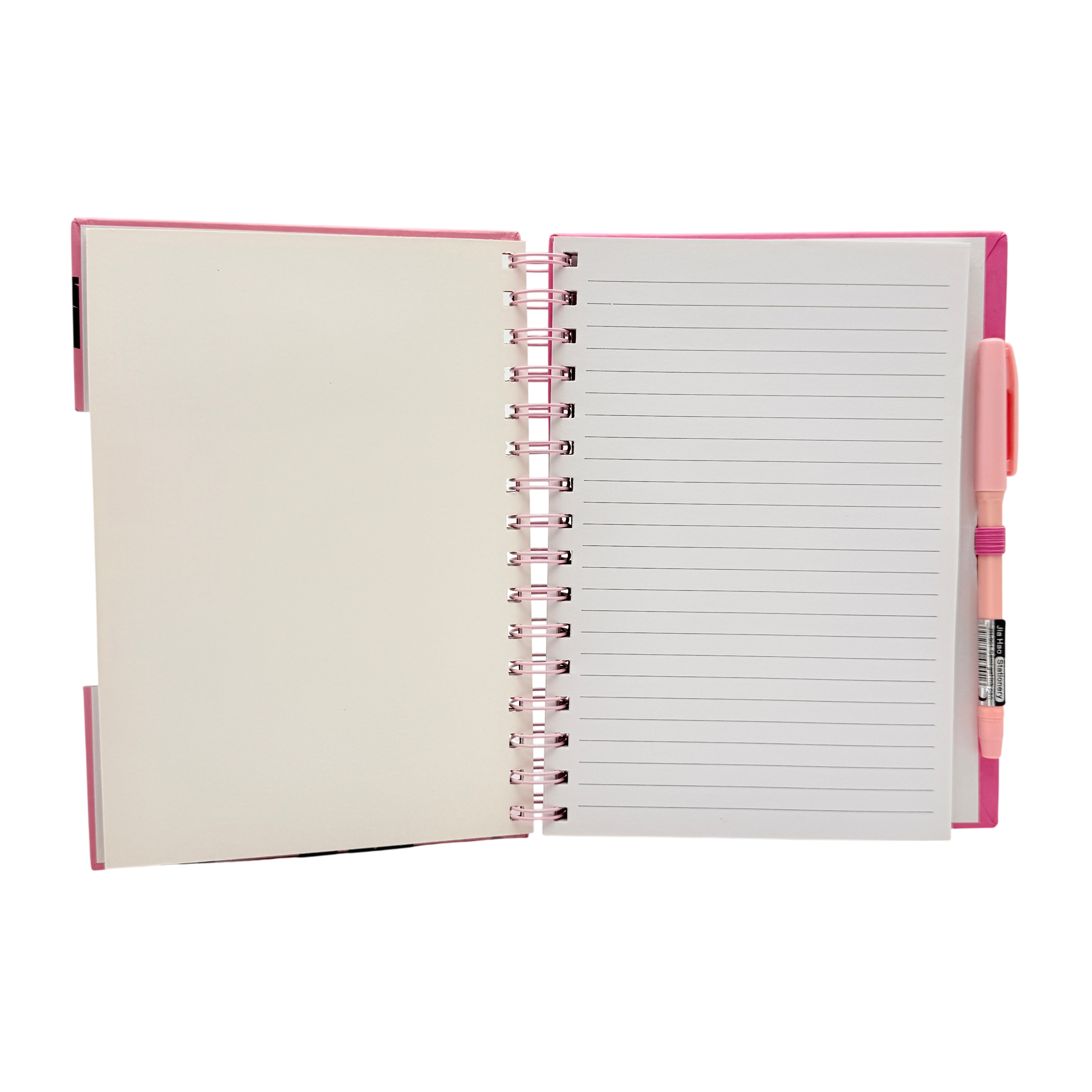 A5 Notebook Paper Pink 14.8x21x1 CM 3+