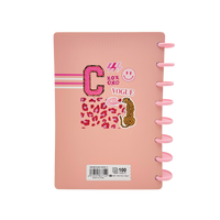 A5 Discbound Notebook Paper Multicolor 14.5 X 21 CM 3+