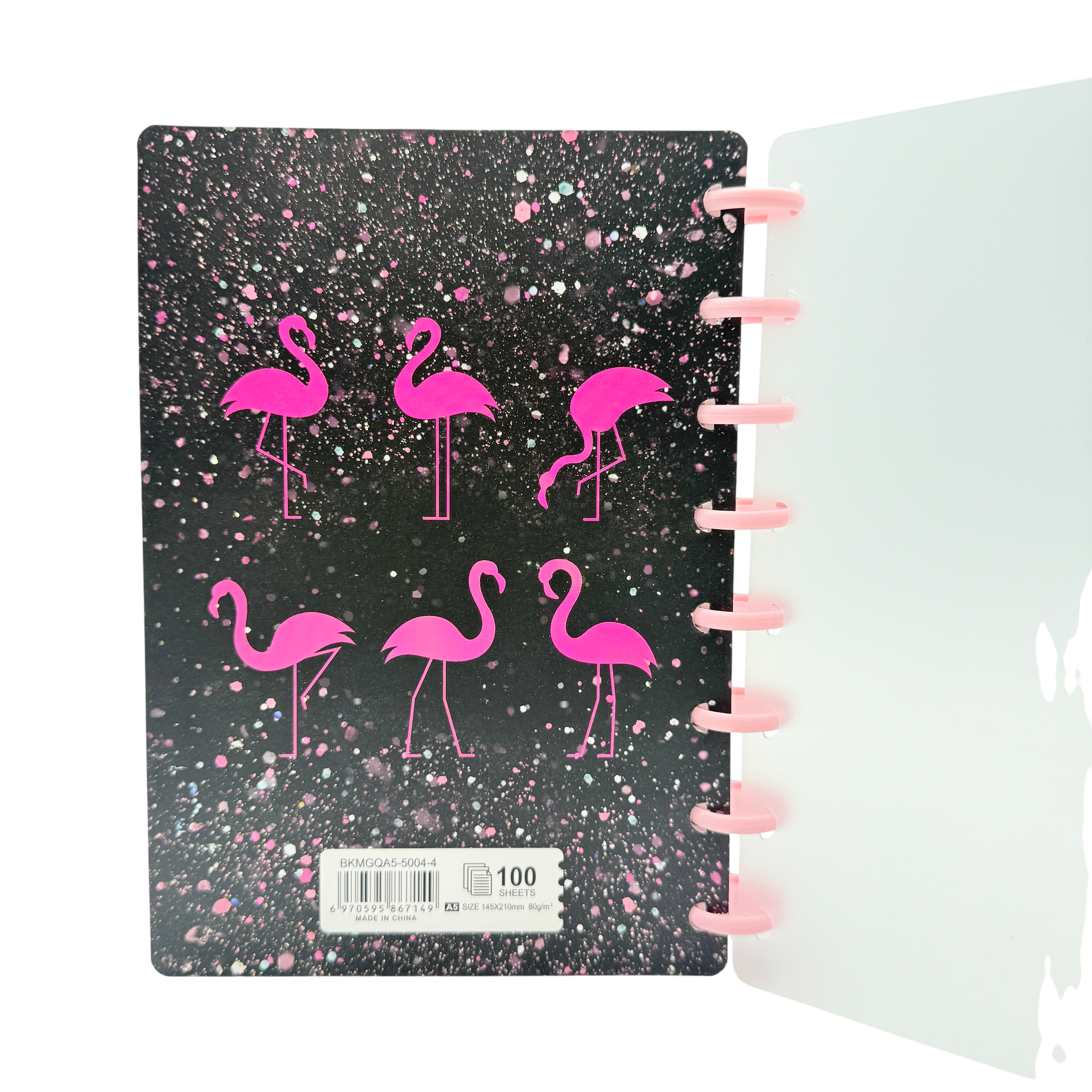 A5 Discbound Notebook Paper Multicolor 14.5 X 21 CM 3+