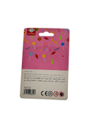 HK Eraser Plastic Multicolor 8.5x11x2.5 CM 5 Pcs 3+