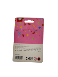HK Eraser Plastic Multicolor 8.5x11x2.5 CM 5 Pcs 3+
