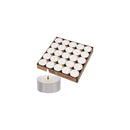 Tiu Unscented Tea Lights 25 Pcs