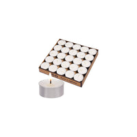 Tiu Unscented Tea Lights 25 Pcs