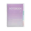 Notebook B5 Plastic Purple 17.5x25.2 CM 3 Pcs 3+