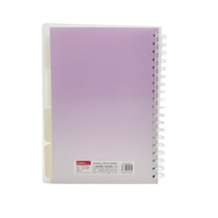 Notebook B5 Plastic Purple 17.5x25.2 CM 3 Pcs 3+