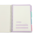 Notebook B5 Plastic Purple 17.5x25.2 CM 3 Pcs 3+