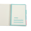 Notebook B5 Plastic Purple 17.5x25.2 CM 3 Pcs 3+