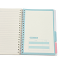 Notebook B5 Plastic Purple 17.5x25.2 CM 3 Pcs 3+