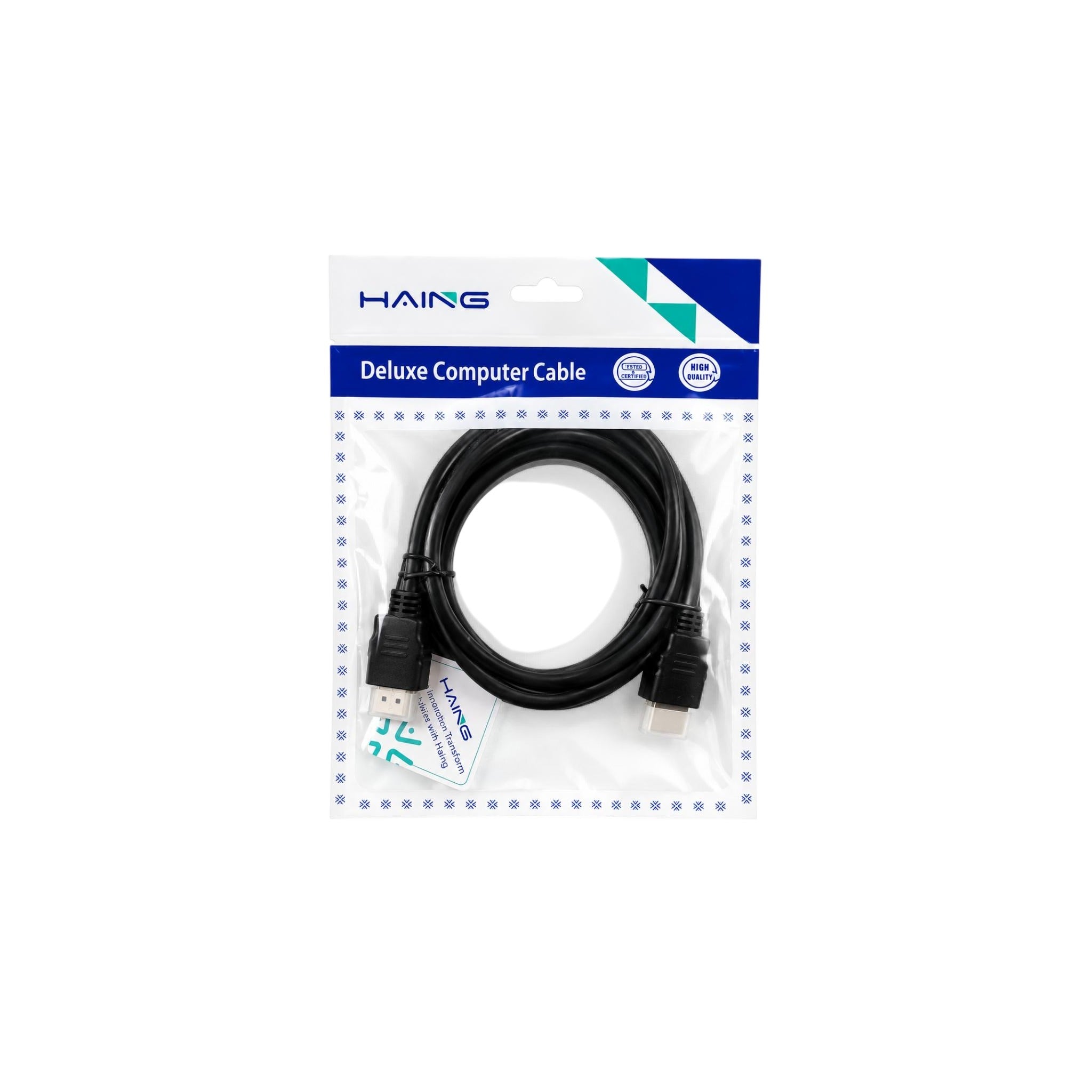 Haings HDMI Cable Round Type 1.5 m