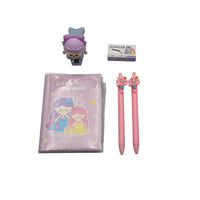 Mermaid Stapler Stationery Display Box Set Plastic Multicolo