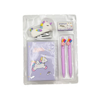 Unicorn Stapler Stationery Display Box Set Plastic Multicolo