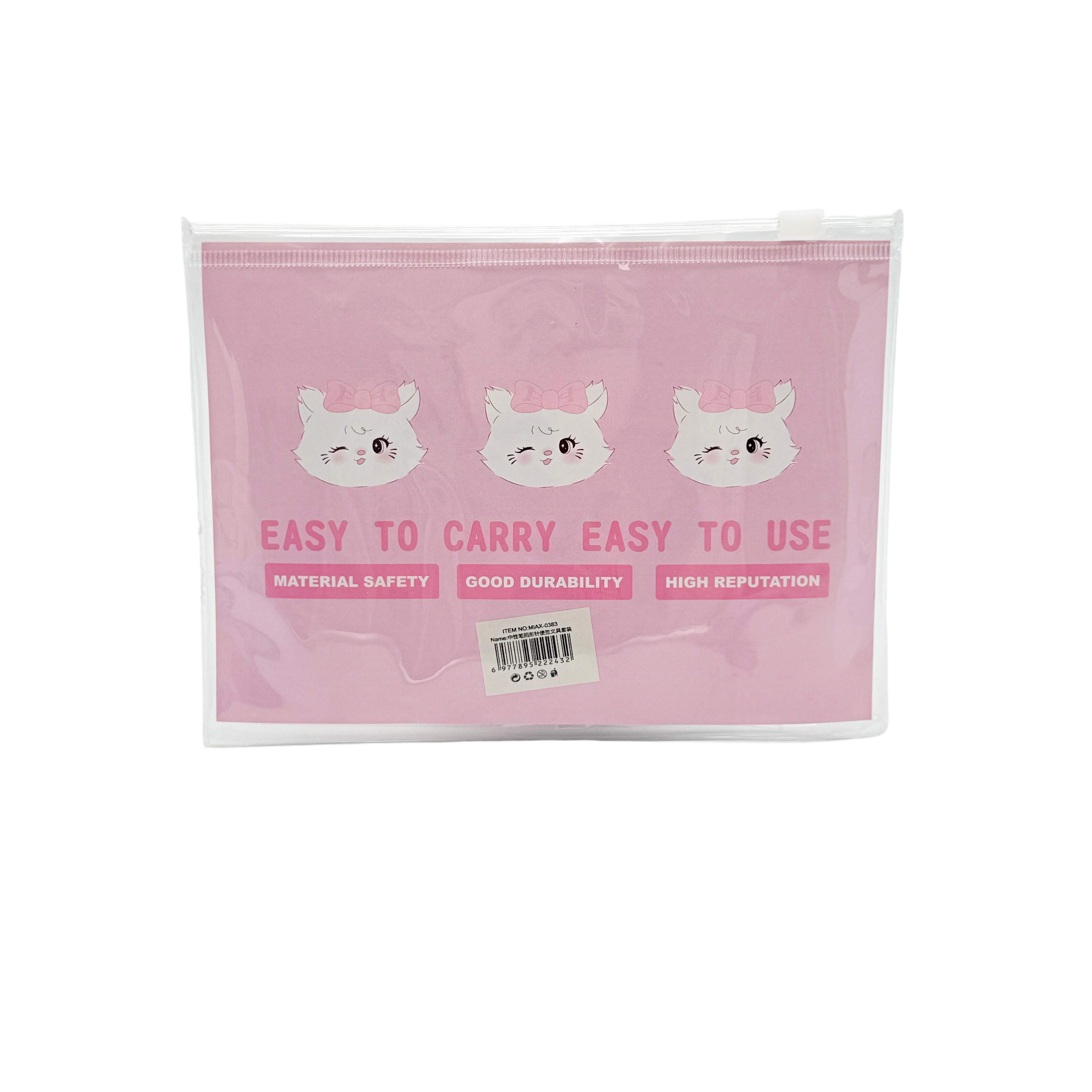 Neutral Pen Shaped Paperclip Notepad Stationery Set Plastic