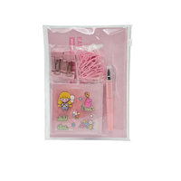 Neutral Pen Shaped Paperclip Notepad Stationery Set Plastic