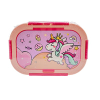 Pearl Kids Plastic Lunch Box Reg Unicorn