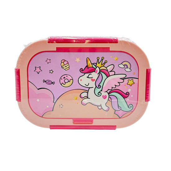 Pearl Kids Plastic Lunch Box Reg Unicorn
