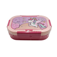 Pearl Kids Plastic Lunch Box Reg Unicorn