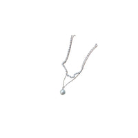Jewellery Stainless Steel Pearl Necklace Silver Female 2 To