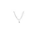 Jewellery Stainless Steel Pearl Necklace Silver Female 2 To