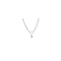 Jewellery Stainless Steel Pearl Necklace Silver Female 2 To