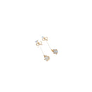 Women's Danglers Metal Freesize Heart Dangle 2 Pcs Gold 2 To