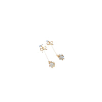 Women's Danglers Metal Freesize Heart Dangle 2 Pcs Gold 2 To
