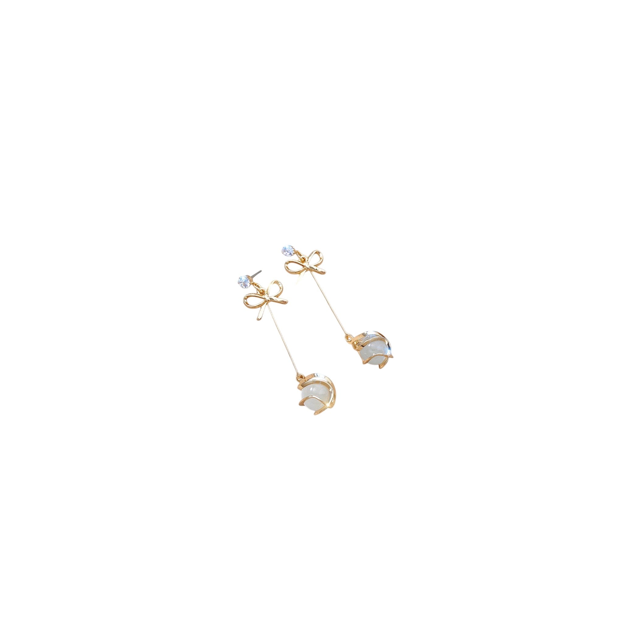 Women's Danglers Metal Freesize Heart Dangle 2 Pcs Gold 2 To