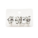 Jewellery Women's Rings Pack of 9 Silver 90% Zinc Alloy 2 To